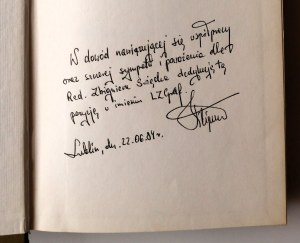 PAMIĘTNIKI KRÓLA STANISŁAW AUGUSTA PONIATOWSKIEGO 1915 [reprint, copy no. 3, dedication LZGraf ].