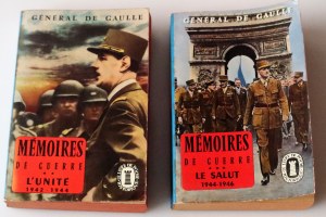 GAULLE GENERAL DE (1890-1970) De Guerre: L'Unite 1942-1944, Le Salut 1944-1946.