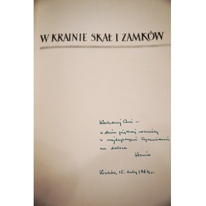 HENRYK HERMANOWICZ, STANISŁAW PAGACZEWSKI W krainie skał i zamków [dedykacja Henryka Hermanowicza, 1964 r.]