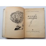 GALCZYŃSKI KONSTANTY ILDEFONS Lyrical Poems [1952] autograph by the Author