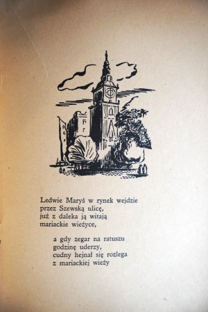 ROGOSZÓWNA ZOFIA Jak to było w Krakowie, illustrations by J. Jankowska-Małkowska [Krakow 1946].