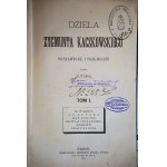 KACZKOWSKI ZYGMUNT Dzieła tom I. [Warszawa 1874 r. archiwalne pieczątki Biblioteki w Cieślinie]