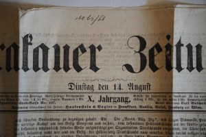 KRAKAUER ZEITUNG nr: 184 DINSTAG DEN 14. AUGUST 1866. [Halič, Krakov]
