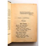 POL WINCENTY Pieśni Janusza. Wydanie Zupełne ZŁOCZÓW [po 1923]