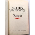 WAŃKOWICZ MELCHIOR Tworzywo [I wydanie krajowe]