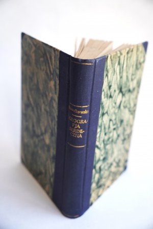 NOWAKOWSKI ZYGMUNT Geografja serdeczna [dedication from the author, with 31 illustrations by Kamil Mackiewicz, 1931].