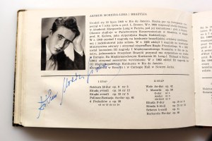 PROGRAM VII Międzynarodowego Konkursu Pianistycznego im. Fryderyka Chopina [autograf ARTHURA MOREIRA LIMA]