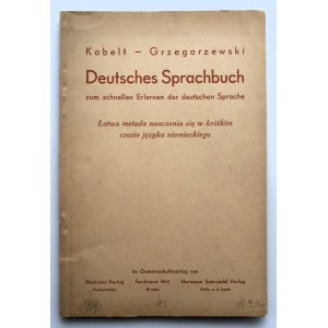 KOBELT - GRZEGORZEWSKI Deutsches Sprachbuch [III Rzesza]