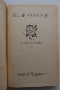 POE ALLAN EDGAR Stories Volume II [1956].