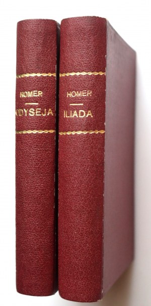 HOMER Odyseja, Iliada OSSOLINEUM 1965,1968 [klasyka w najstarszej serii wydawniczej w Polsce]