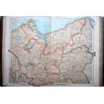 ANDREES Allgemeiner Handatlas in 91 Haupt- und 86 Neben Karten [1893] Atlas świata zawierający 91 dużych i 86 mniejszych map