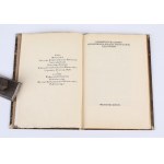 LENART Bonawentura - Konserwacja książki zabytkowej i jej oprawy. Wilno 1926. Drukarnia Lux w Wilnie. Koło Wileńskie Związku Bibliotekarzy Polskich Uczestnikom Drugiego Zjazdu Bibliofilów Polskich w Warszawie 31 paźdz.-2 listop. 1926. [oprawa A. Semkowi