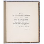 [SEMKOWICZ Alexander] To Alexander Semkowicz on February 23, 1930 Lviv bibliophiles. Lviv 1930 [bound by A. Semkowicz of Lviv].