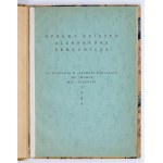 [SEMKOWICZ Aleksander] Knižní vazby Aleksandra Semkowicze zhotovené v lednu až květnu 1928 [Lvov 1928] [Vazba A. Semkowicze ze Lvova].