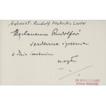 [SEMKOWICZ Aleksander] Zespół 4 zaproszeń, kart wizytowych oraz druków ulotnych związanych z lwowskim introligatorem Aleksandrem Semkowiczem. Lata 1914-1931 [Towarzystwo Miłosników Książki we Lwowie]