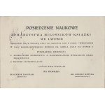 [SEMKOWICZ Aleksander] Zespół 4 zaproszeń, kart wizytowych oraz druków ulotnych związanych z lwowskim introligatorem Aleksandrem Semkowiczem. Lata 1914-1931 [Towarzystwo Miłosników Książki we Lwowie]