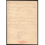 [BIESIADECKI Franciszek] Zestaw druków ulotnych, rękopisów, archiwaliów związanych z Franciszkiem Biesiadeckim (1869-1941), właścicielem ziemskim, kolekcjonerem