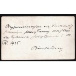 [BIESIADECKI Franciszek] Zestaw druków ulotnych, rękopisów, archiwaliów związanych z Franciszkiem Biesiadeckim (1869-1941), właścicielem ziemskim, kolekcjonerem