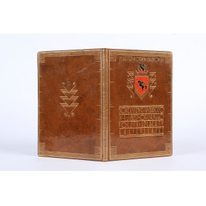 KRUCZKOWSKI Sylwester Seweryn - Poczet Polaków wyniesionych do godności szlacheckiej przez monarchów austriackich w czasie od r. 1773 do 1918. Lwów 1935 [oprawa Mikołaj Krzywiecki ze Lwowa]