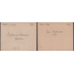 [PODHORCE] Inventory of the movables of the Podhorce Castle, together with a handwritten card catalog, compiled by Julia and Rudolf Mękicki in 1939. Collection of documents, correspondence, photographs, ephemeral prints related to the restoration of objec