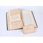[PODHORCE] Inventory of the movables of the Podhorce Castle, together with a handwritten card catalog, compiled by Julia and Rudolf Mękicki in 1939. Collection of documents, correspondence, photographs, ephemeral prints related to the restoration of objec