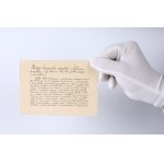 [PODHORCE] Inventory of the movables of the Podhorce Castle, together with a handwritten card catalog, compiled by Julia and Rudolf Mękicki in 1939. Collection of documents, correspondence, photographs, ephemeral prints related to the restoration of objec