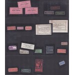 [INTROLIGATORSTWO] Zespół nalepek introligatorskich 105 zakładów introligatorskich, drukarni i księgarni z terenów dawnej i obecnej Polski [koniec XIX w. do 1939 r.]