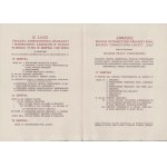 IX. Zjazd Związku Zawodowego Drukarzy i Pokrewnych Zawodów w Polsce oraz Jubileusz Stowarzyszeń Drukarzy Krakowskich 1850-1930 w Krakowie w dn. 15-18 sierpnia 1930. Program wydarzenia oraz karta uczestnictwa