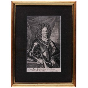 BERNIGEROTH Johann Martin (1713-1767) - Jacobus Ludovicus Sobieski : Johannis III. Reg. Pol. primogenitus [ante 1733]