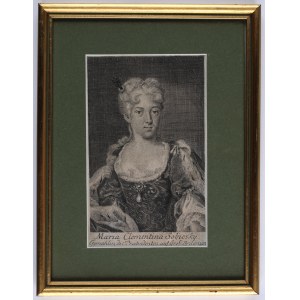 BERNIGEROTH Johann Martin (1713-1767) - Maria Clementina Sobieskÿ Gemahlin des Praetendenten auf Gross. Britanien [ante 1767]