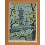KACPROWSKI Stefan (1887-1948) - Jesien lwowska. Akwatinta kolor. [Lwów]
