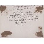 [Kosciuszkovy slavnosti ve Lvově, odhalení pamětní desky Tadeusze Kosciuszka v latinské katedrále ve Lvově. Soubor 4 dobových fotografií. Datum. Lvov, 14 X 1917.