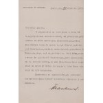 [The Polish Cause in France in 1914-1920, SMÓLSKI Karol] A collection of documents, typescripts and manuscripts related to Karol Smólski's activities for the Polish Cause in France in 1914-1919 and a typescript of Memoirs from 1914-1919