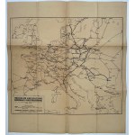 Mapa Polskiej Sieci Kolejowej do Urzędowego Rozkładu Jazdy (Zima 1947/48). Podziałka 1: 2 000 000. Wydawnictwo Ministerstwa Komunikacji w Warszawie. Nakładem P. B. P. Orbis w Warszawie