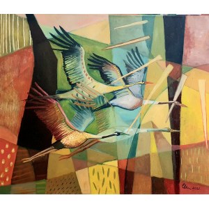 Aleksandra WOŹNIAK, Cranes III, 2021