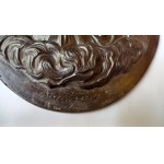 Mother of God with Child Białogon Huta Aleksandra bronze circa 1820.