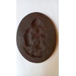 Mother of God with Child Białogon Huta Aleksandra bronze circa 1820.