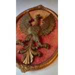 Emblem of Poland eagle bronze 19th century.