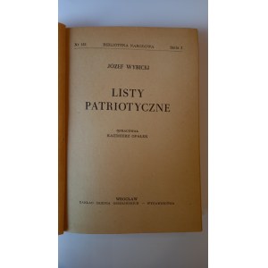 Listy patriotyczne Józef Wybicki