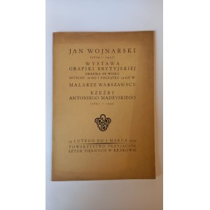 Jan Wojnarski Katalog wystawy TPSP Kraków 1939 r.