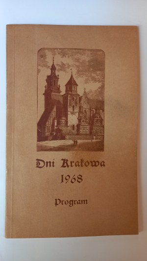 Days of Krakow 1968 Program