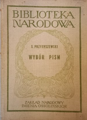 A Selection of Writings Stanislaw Przybyszewski