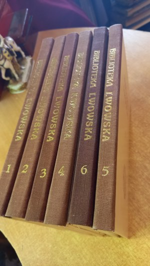 Lvovská knihovna - Svazky I - VI - Reprint /m.