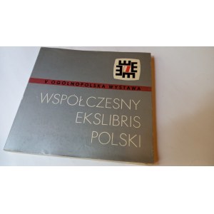 Zeitgenössische polnische Exlibris V Gesamtpolnische Ausstellung KATALOG Rzeszów 1980.