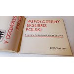 Zeitgenössische polnische Exlibris V Gesamtpolnische Ausstellung KATALOG Rzeszów 1980.