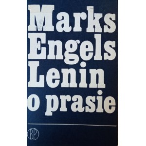 Marks Engels Lenin o prasie /m.