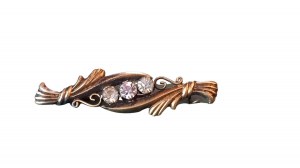 Brooch silver gilt Russia circa 1920.