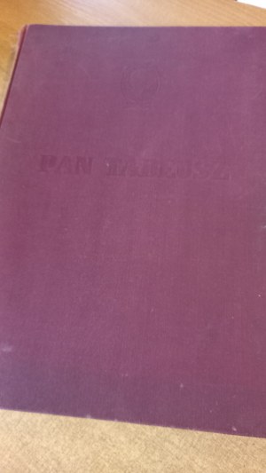 Adam Mickiewicz Pan Tadeusz Rukopisná podobizna 1949 MANUSCRIPT /m.