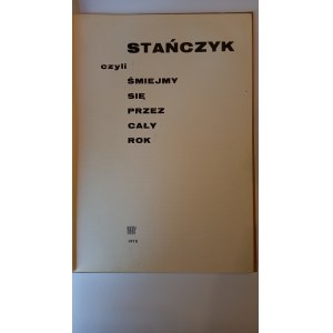 Stańczyk czyli śmiejmy się przez cały rok opr. graf. Lipiński