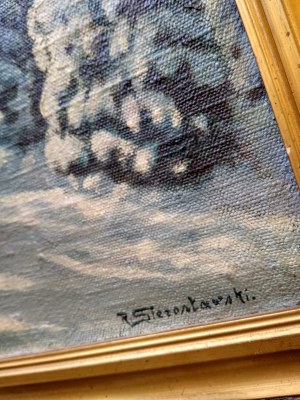 Vánoční stromky na sněhu Roman Sierosławski